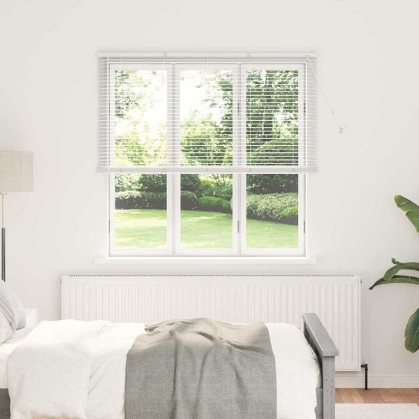 Persiana para Ventana con cortinas Otro Manual Blanco 140 x 175 cm Aluminio D