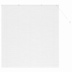 Persiana de Janela com cortinas Outros Manual Branco 80 x 130 cm Alumínio H