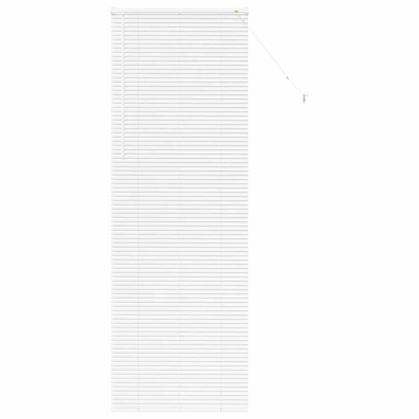 Persiana para Ventana con cortinas Otro Manual Blanco 80 x 130 cm Aluminio M 2