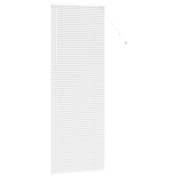 Persiana de Janela com cortinas Outros Manual Branco 80 x 130 cm Alumínio M 5
