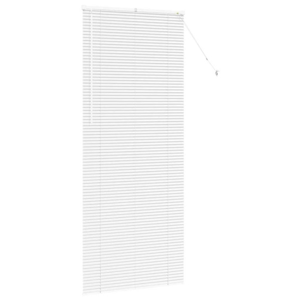 Persiana de Janela com cortinas Outros Manual Branco 80 x 130 cm Alumínio M 5