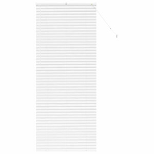 Persiana para Ventana con cortinas Otro Manual Blanco 80 x 130 cm Aluminio H