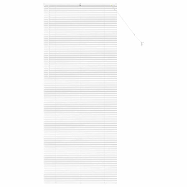 Persiana de Janela com cortinas Outros Manual Branco 80 x 130 cm Alumínio M 2