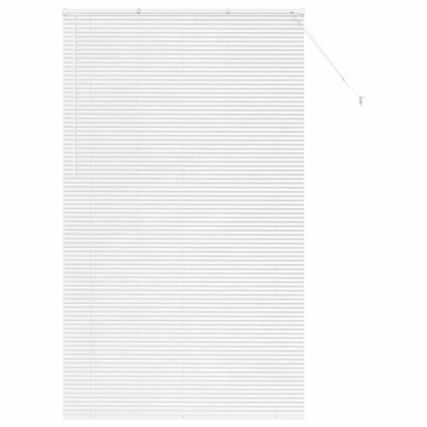 Persiana de Janela com cortinas Outros Manual Branco 80 x 130 cm Alumínio M 2