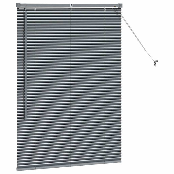 Persiana para Ventana Gris oscuro 80 x 130 cm Aluminio M 5