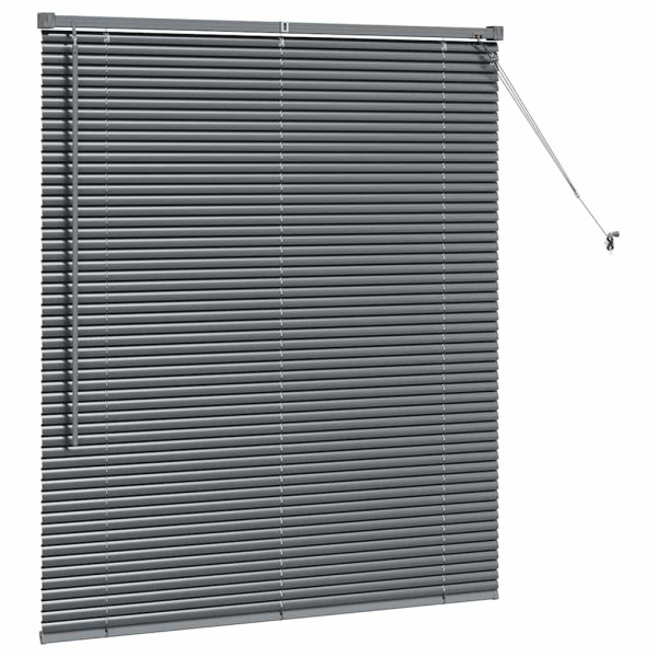 Persiana para Ventana Gris oscuro 110 x 130 cm Aluminio M 5