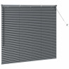 Persiana de Janela Cinzento-escuro 80 x 130 cm Alumínio 5