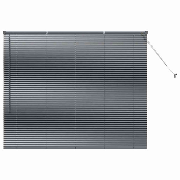 Persiana para Ventana Gris oscuro 80 x 130 cm Aluminio M 2