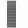 Persiana para Ventana Gris oscuro 80 x 130 cm Aluminio 2