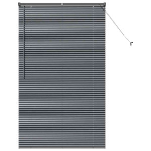 Persiana para Ventana Gris oscuro 100 x 175 cm Aluminio H