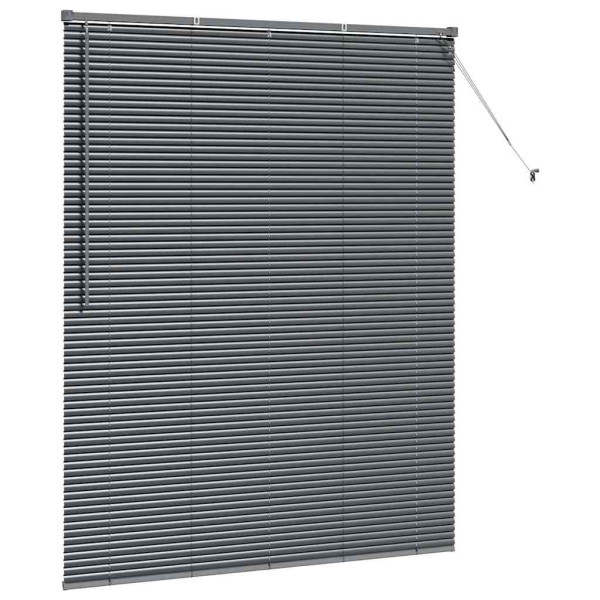 Persiana para Ventana Gris oscuro 140 x 175 cm Aluminio M 5