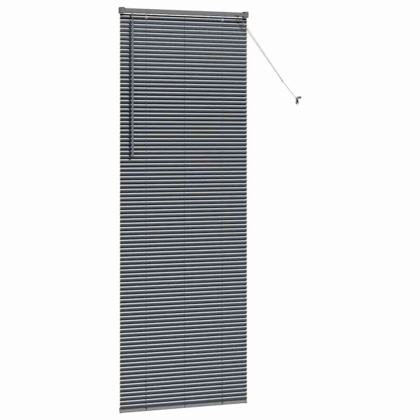 Persiana de Janela Cinzento-escuro 80 x 130 cm Alumínio M 5