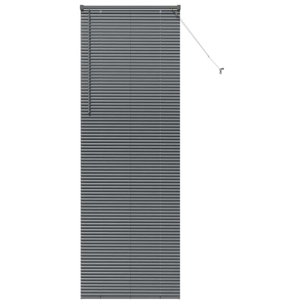 Persiana para Ventana Gris oscuro 80 x 220 cm Aluminio M 2