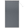 Persiana para Ventana Gris oscuro 80 x 130 cm Aluminio 2