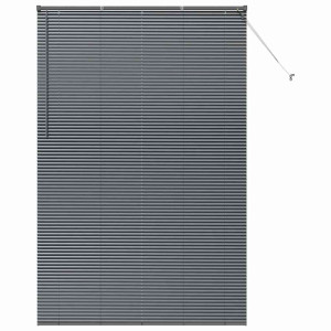 Persiana de Janela Cinzento-escuro 80 x 130 cm Alumínio H