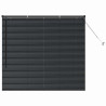 Persiana de Janela com cortinas Outros Manual Preto 80 x 130 cm Alumínio 2