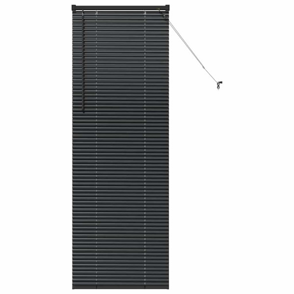 Persiana de Janela com cortinas Outros Manual Preto 80 x 130 cm Alumínio M 2