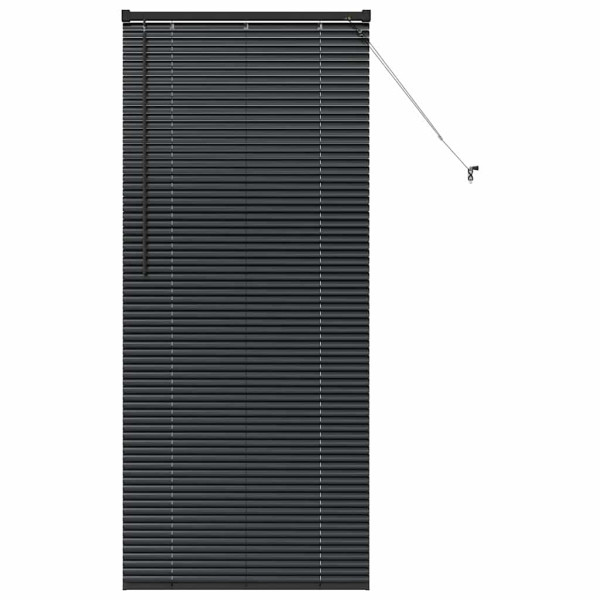Persiana para Ventana con cortinas Otro Manual Negro 80 x 175 cm Aluminio M 2