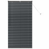 Persiana de Janela com cortinas Outros Manual Preto 80 x 130 cm Alumínio 2