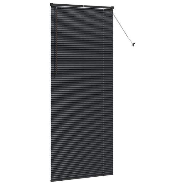 Persiana de Janela com cortinas Outros Manual Preto 80 x 130 cm Alumínio M 5