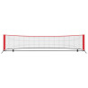 Rede de Tênis preto e vermelho 396 x 92 x 87 cm Poliéster 4