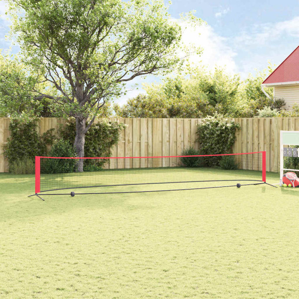 Red de tenis Manual Negro y rojo 595 x 90.5 x 87 cm Poliéster M 3