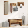Conjunto de muebles de recibidor Madera vieja 90 x 31 x 46.5 cm 1