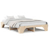 Estrutura de Cama 160x200 cm em Madeira de Pinheiro Maciça 4