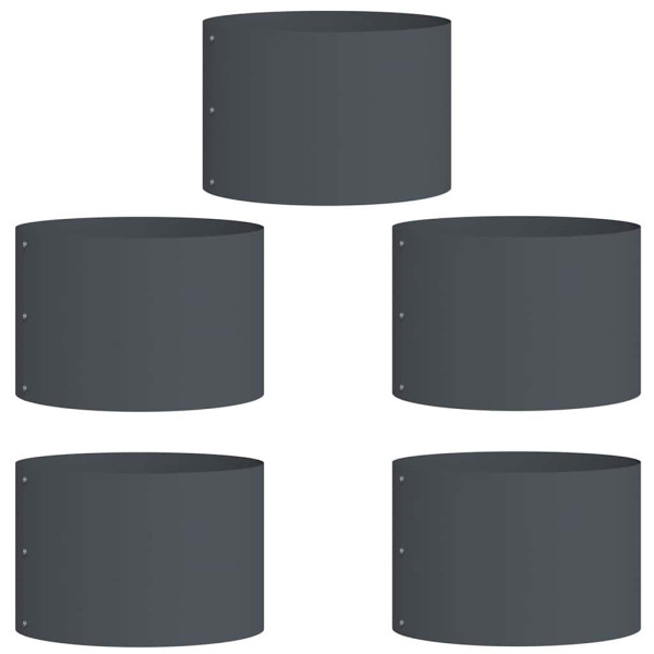 Vasos de Metal Antracite Antracite Metal Médio M 2