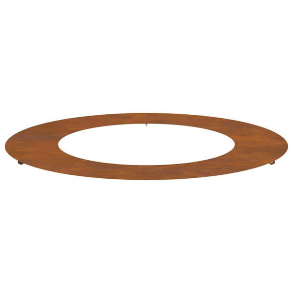 Vaso de Aço Corten Aço Corten Grande Inserções Decorativas M 2