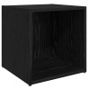 Armarios de TV - 4 pcs. en roble negro. 37x35x37 cm. de madera ingenierada 5