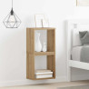 Estantes de pared Roble artesanal MDF 26 x 15 x 26 cm 4