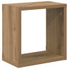 Estantes de pared Roble artesanal MDF 26 x 15 x 26 cm 5