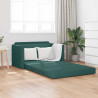 Sofá Cama 2-en-1 Verde Oscuro 124x71x78 cm Tela 1