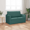Sofá Cama 2-en-1 Verde Oscuro 124x71x78 cm Tela 3