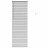 Persiana de Janela com cortinas Manual Prata 80 x 130 cm Alumínio 2