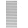 Persiana para Ventana Plateado 80 x 130 cm Aluminio 2