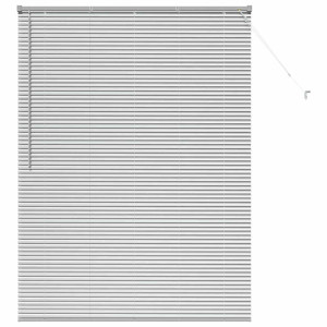 Persiana para Ventana Plateado 125 x 175 cm Aluminio H