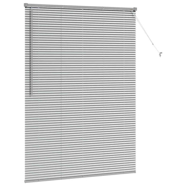 Persiana de Janela com cortinas Outros Manual Prata 135 x 175 cm Alumínio M 5