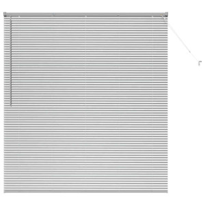 Persiana de Janela com cortinas Outros Manual Prata 80 x 130 cm Alumínio H