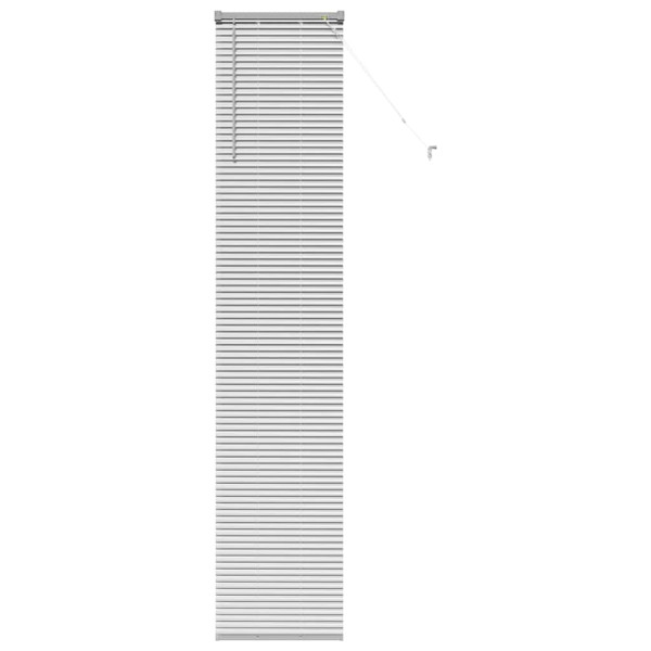 Persiana para Ventana Plateado 40 x 220 cm Aluminio M 2