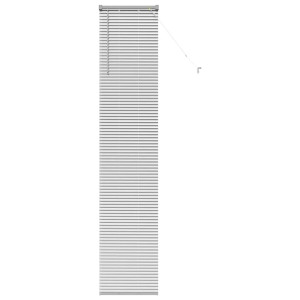 Persiana para Ventana Plateado 80 x 130 cm Aluminio H