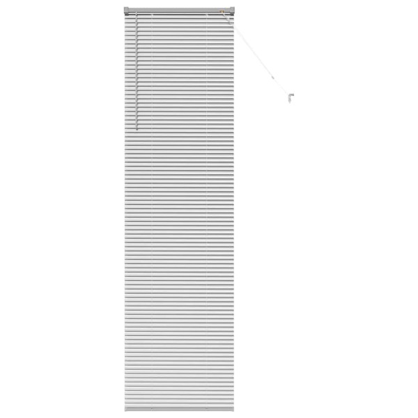 Persiana de Janela com cortinas Outros Manual Prata 80 x 130 cm Alumínio M 2