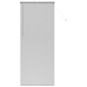 Persiana para Ventana Plateado 90 x 220 cm Aluminio H