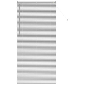 Persiana para Ventana Plateado 80 x 130 cm Aluminio H