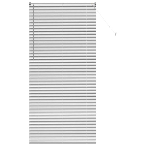 Persiana de Janela com cortinas Outros Manual Prata 80 x 130 cm Alumínio M 2