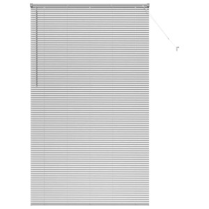 Persiana para Ventana Plateado 135 x 220 cm Aluminio H