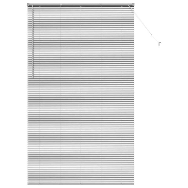 Persiana para Ventana Plateado 135 x 220 cm Aluminio M 2