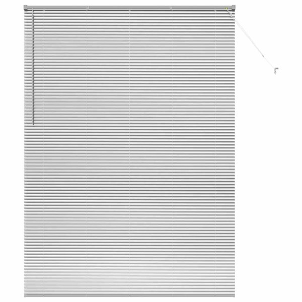Persiana para Ventana Plateado 160 x 220 cm Aluminio M 2
