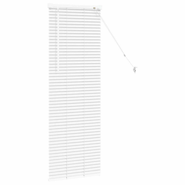 Persiana de Janela com cortinas Outros Manual Branco 80 x 130 cm Alumínio M 5